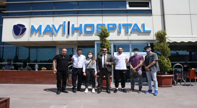 Dünya Aerobik Şampiyonu Sağlıkta Mavi Hospital'e Emanet