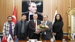 Saadet Partisi Saruhanlı İlçe Başkanı Sezai Zeytinli'den Yunusemre Belediye Başkanı Semih Balaban'a Ziyaret